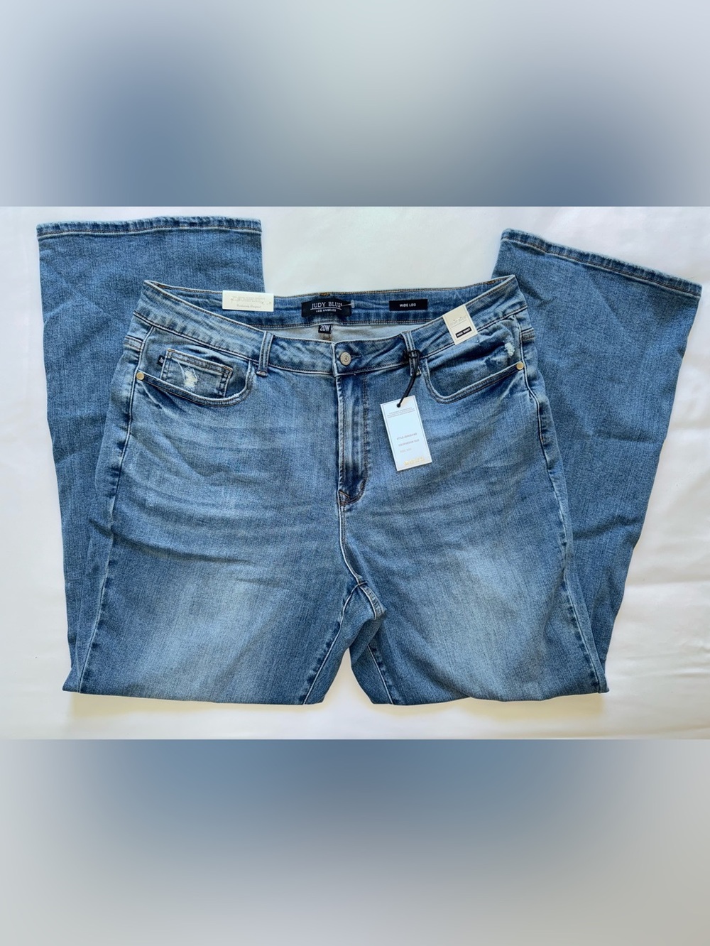 Judy Blue high waist Wide-Leg Jeans NWT